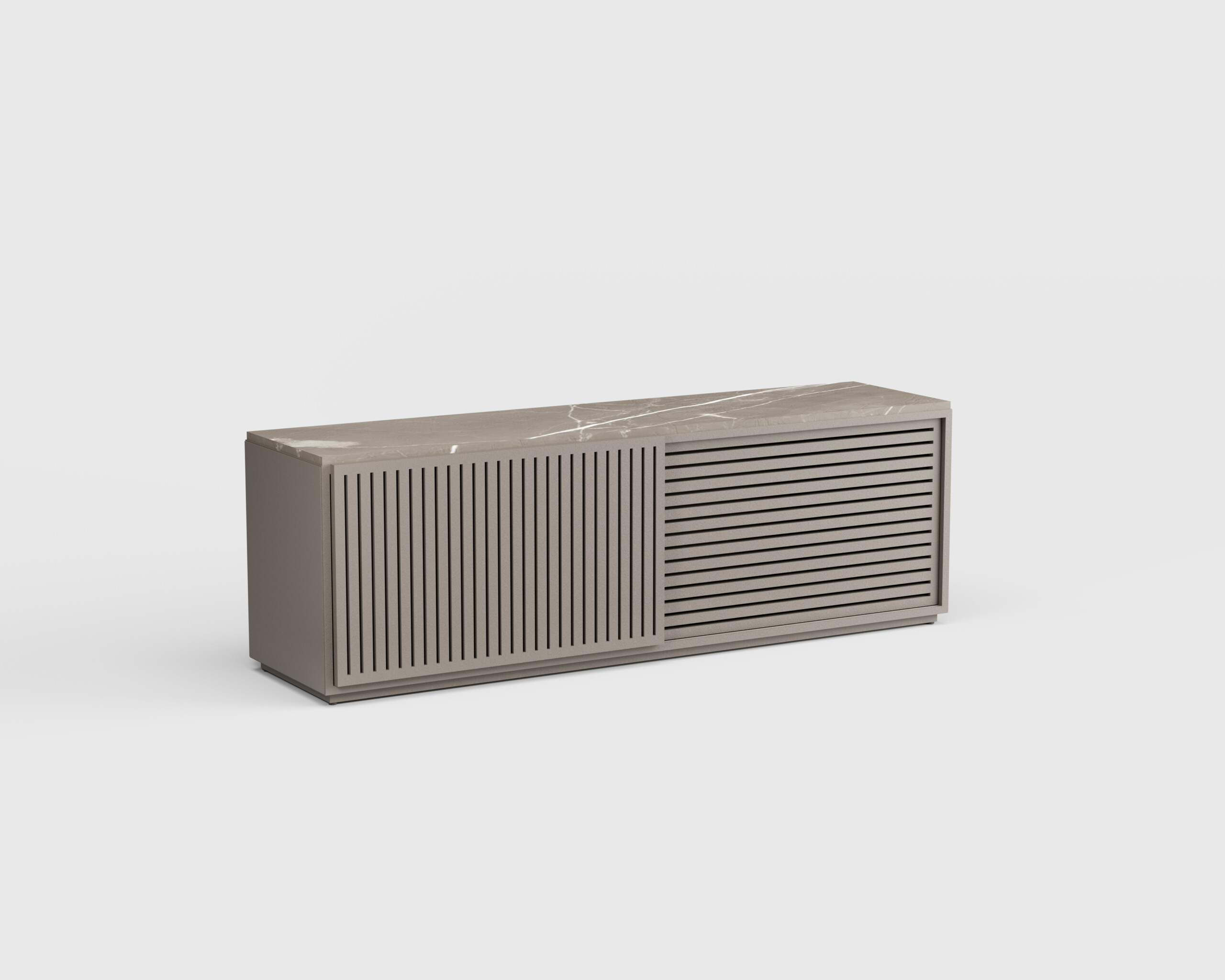 Savoy Low Credenza Stone Top