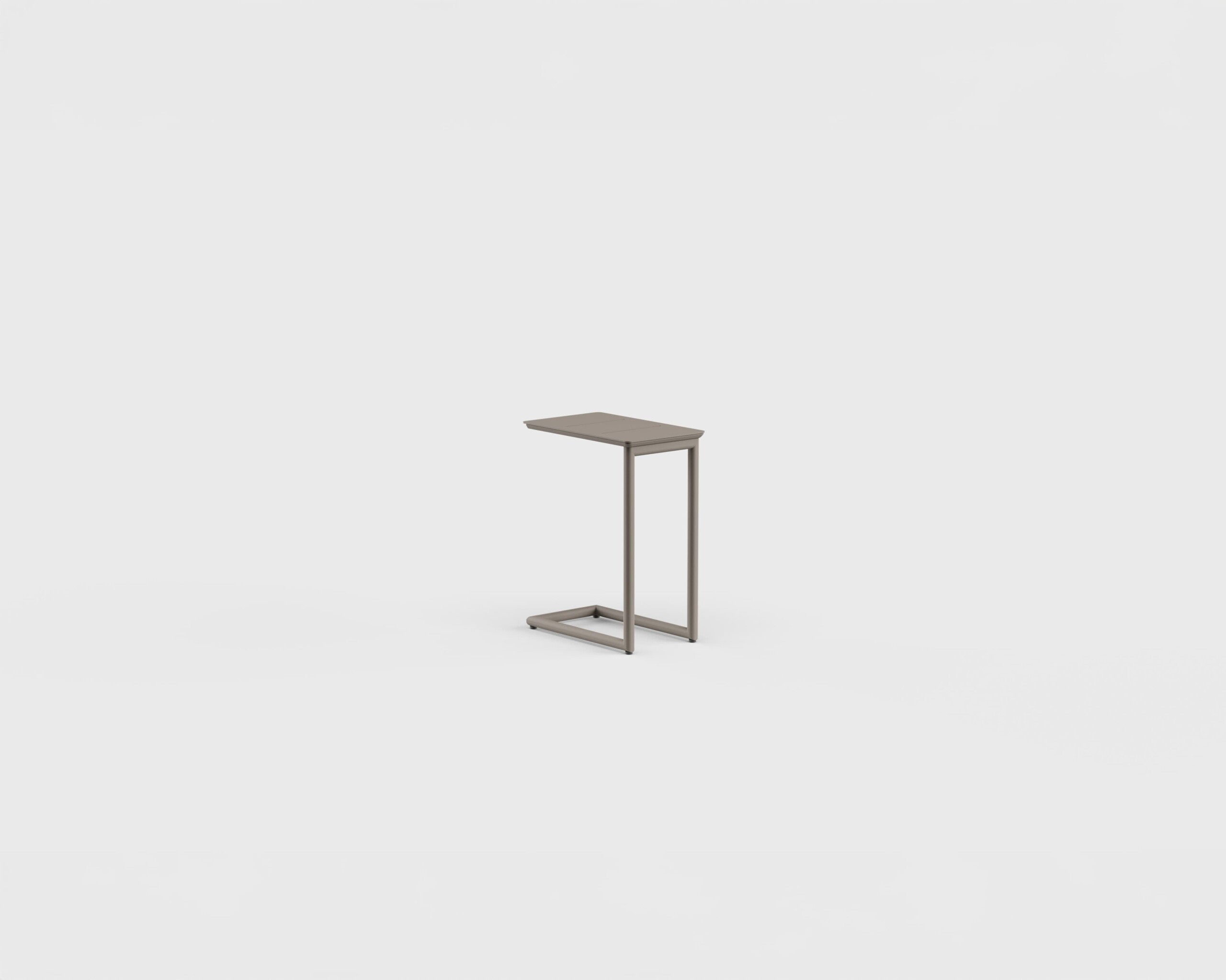 Taos Side Table Rect Aluminum 18&#8243;