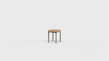 Taos Side Table RD Teak 18&#8243;
