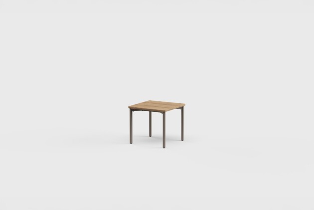 Taos Side Table SQ Teak 18&#8243;