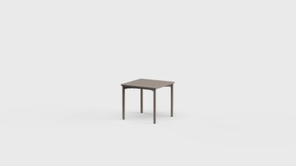 Taos Side Table SQ Aluminum 18&#8243;