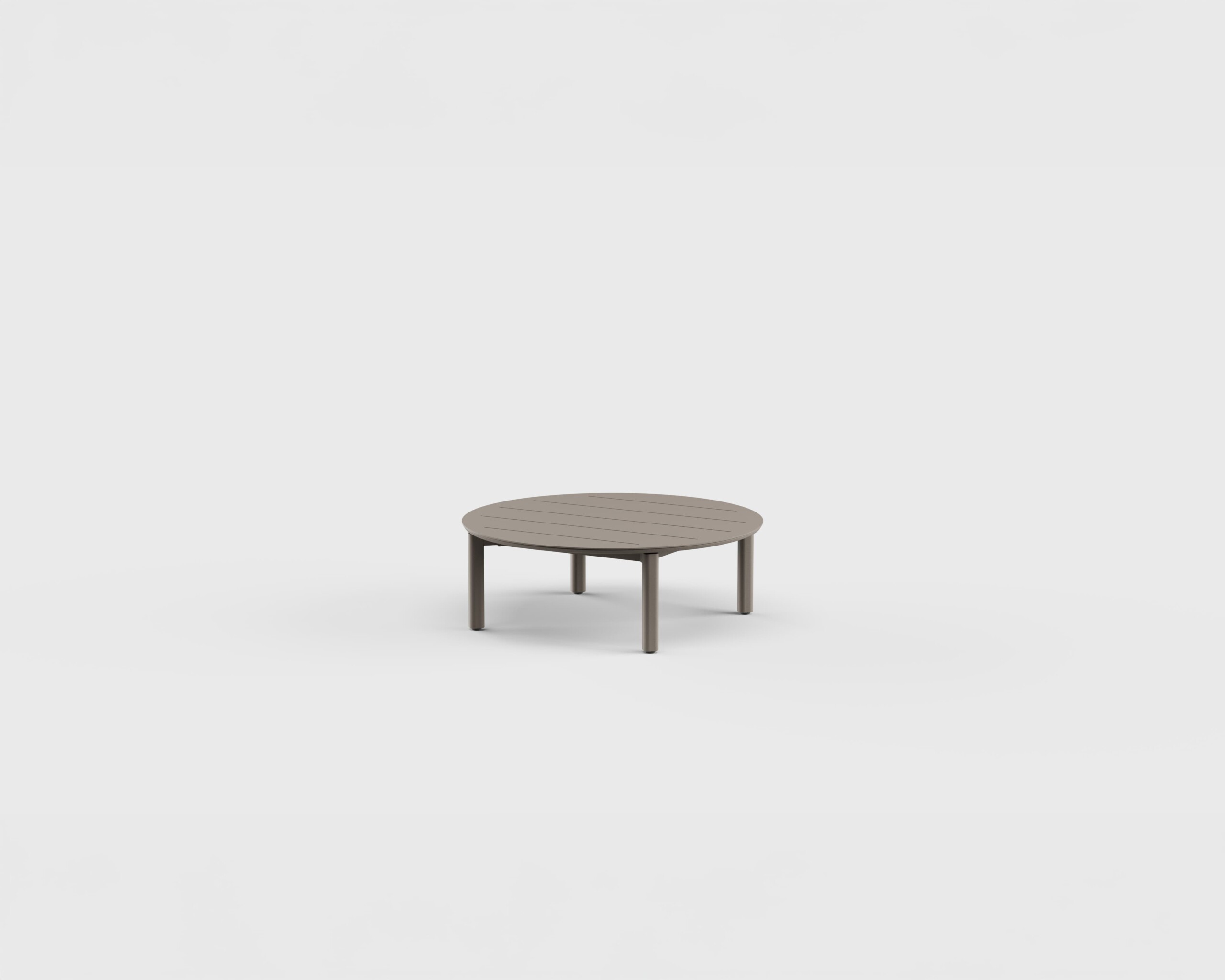 Taos Coffee Table RD Aluminum 36&#8243;