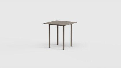 Taos Dining Table SQ Aluminum 30&#8243;