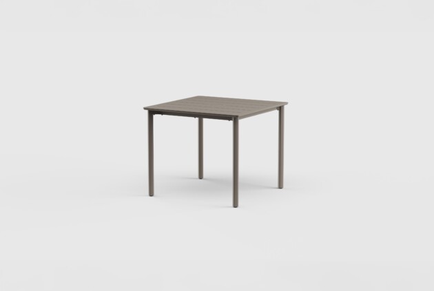 Taos Dining Table SQ Aluminum 36″