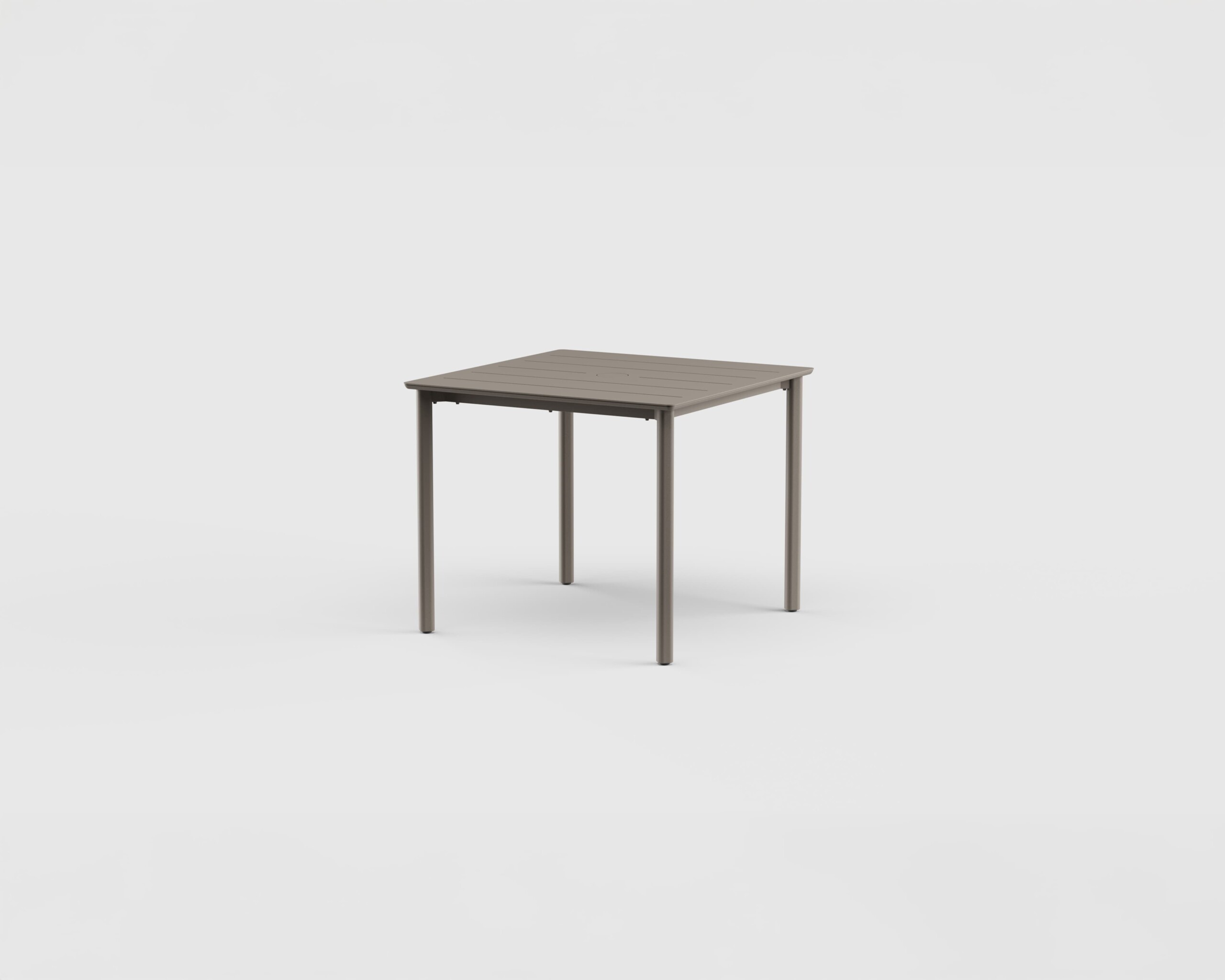 Taos Dining Table SQ Aluminum 36″