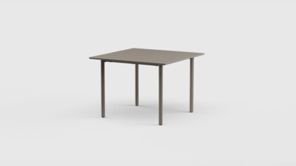 Taos Dining Table SQ Aluminum 42″