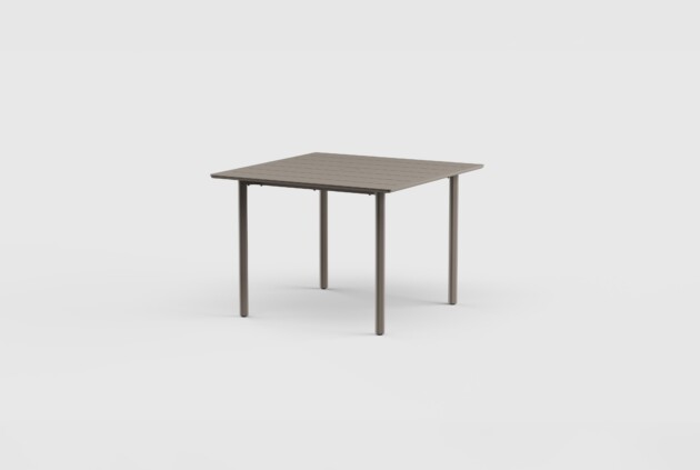 Taos Dining Table SQ Aluminum 42″