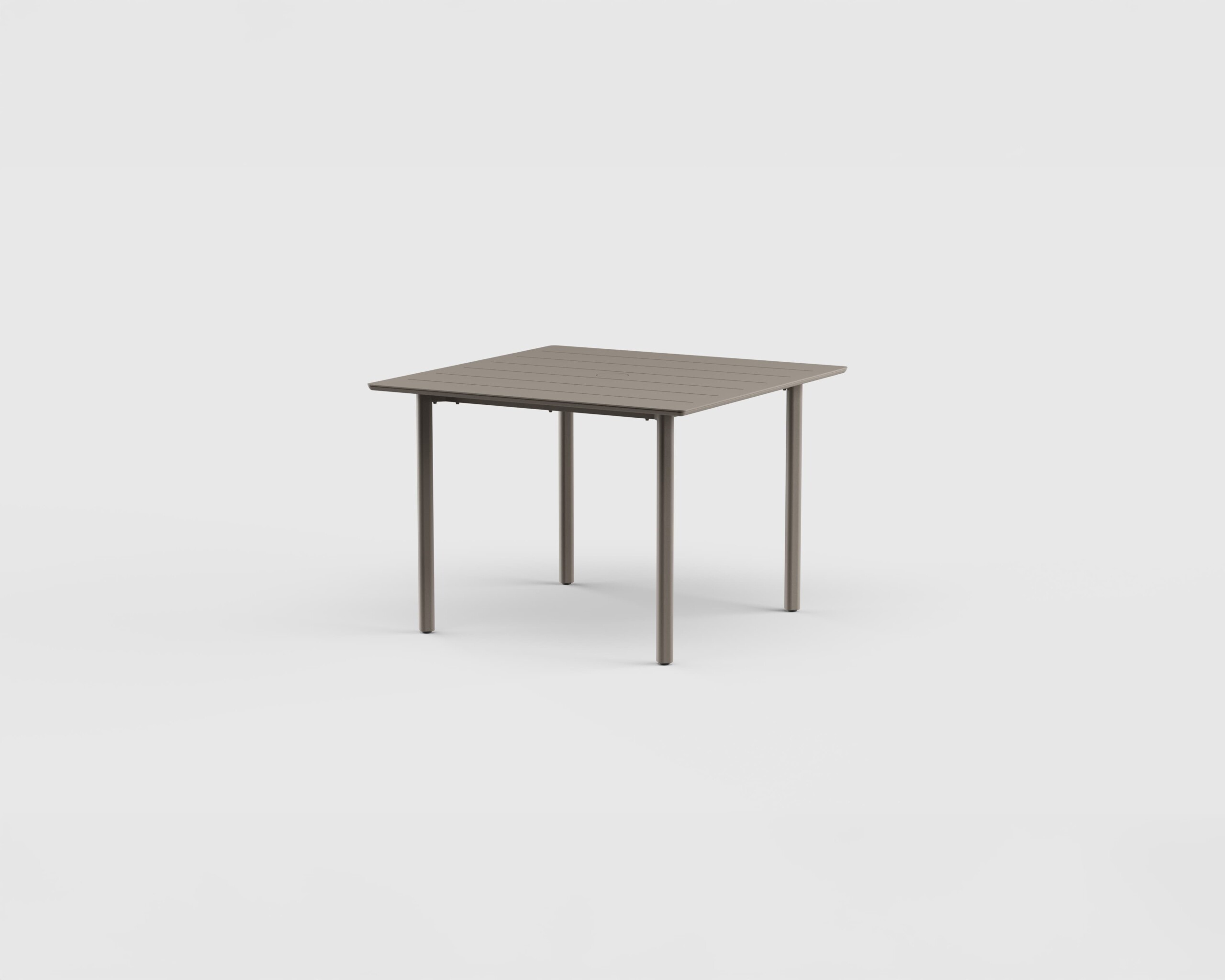 Taos Dining Table SQ Aluminum 42″