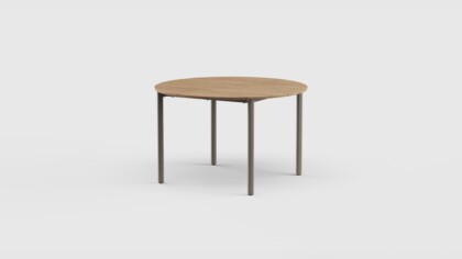 Taos Dining Table RD Teak 48″