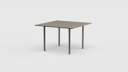 Taos Dining Table SQ Aluminum 48″