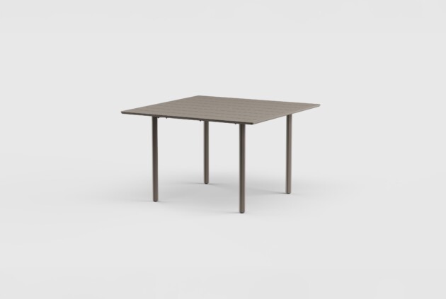 Taos Dining Table SQ Aluminum 48″