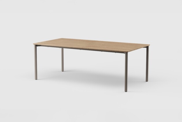 Taos Dining Table Rect Teak 84&#8243;