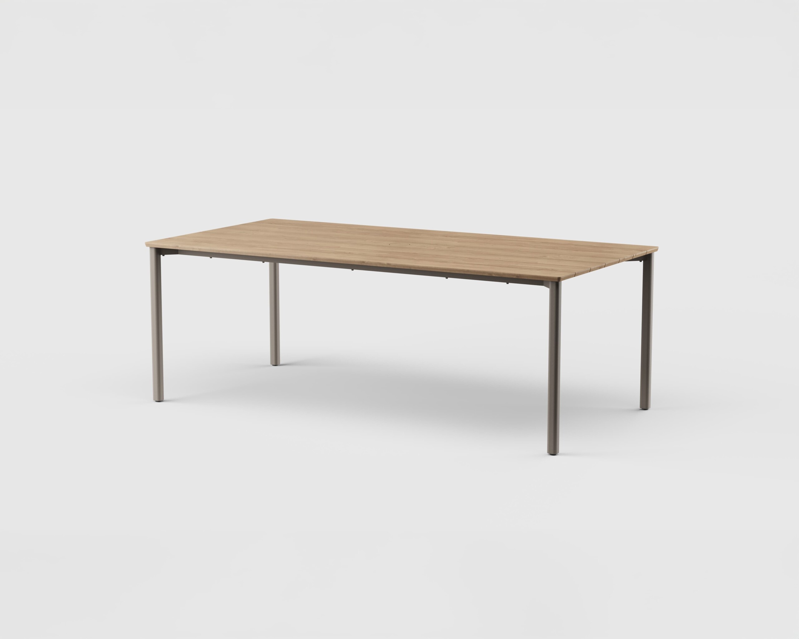 Taos Dining Table Rect Teak 84&#8243;