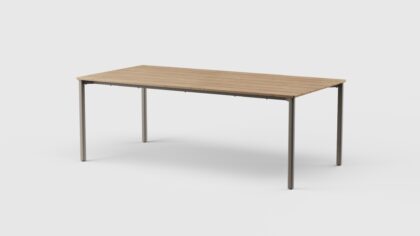Taos Dining Table Rect Teak 84&#8243;