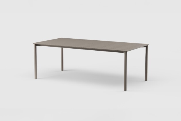 Taos Dining Table Rect Aluminum 84&#8243;
