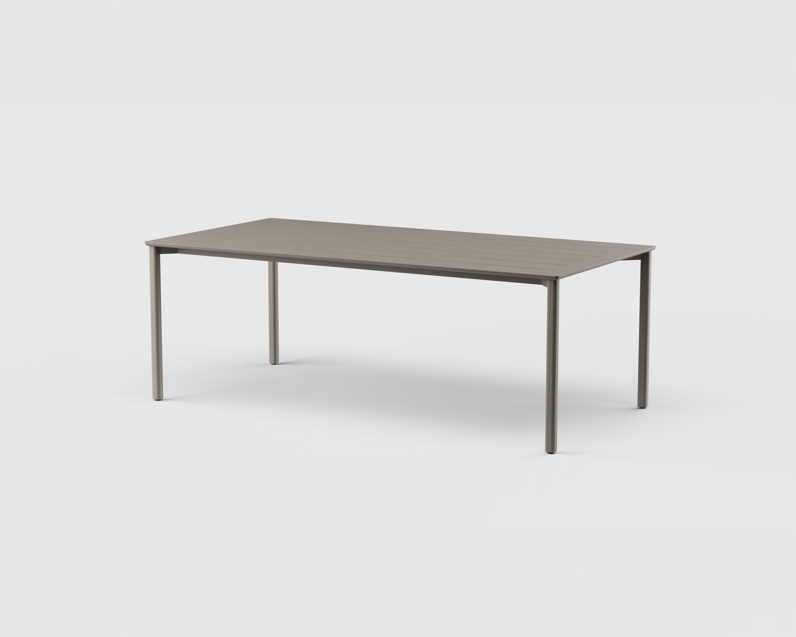 Taos Dining Table Rect Aluminum 84&#8243;