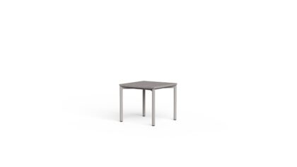 Taos Side Table SQ Aluminum 18&#8243;