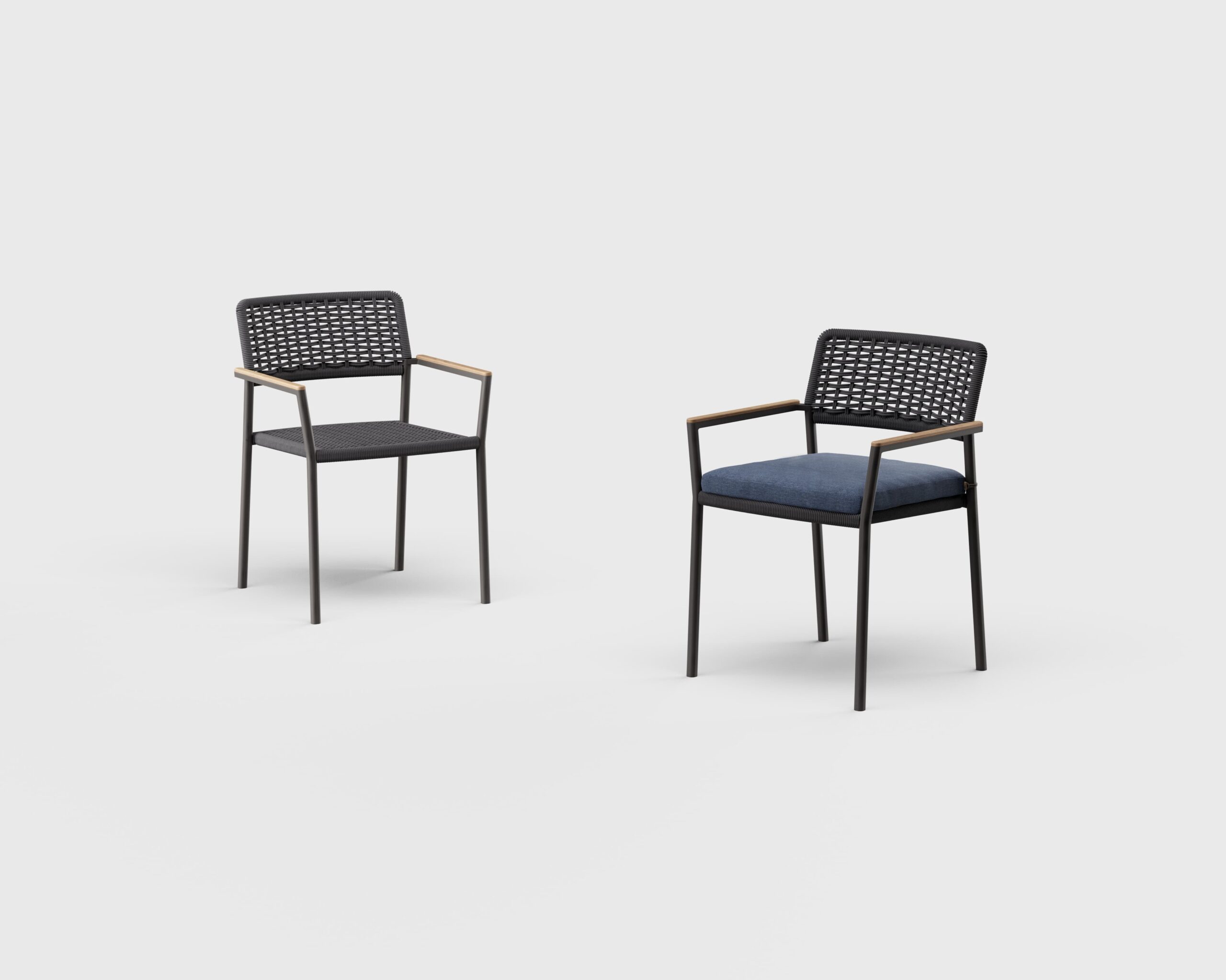 Thompson Dining Arm chair Stackable