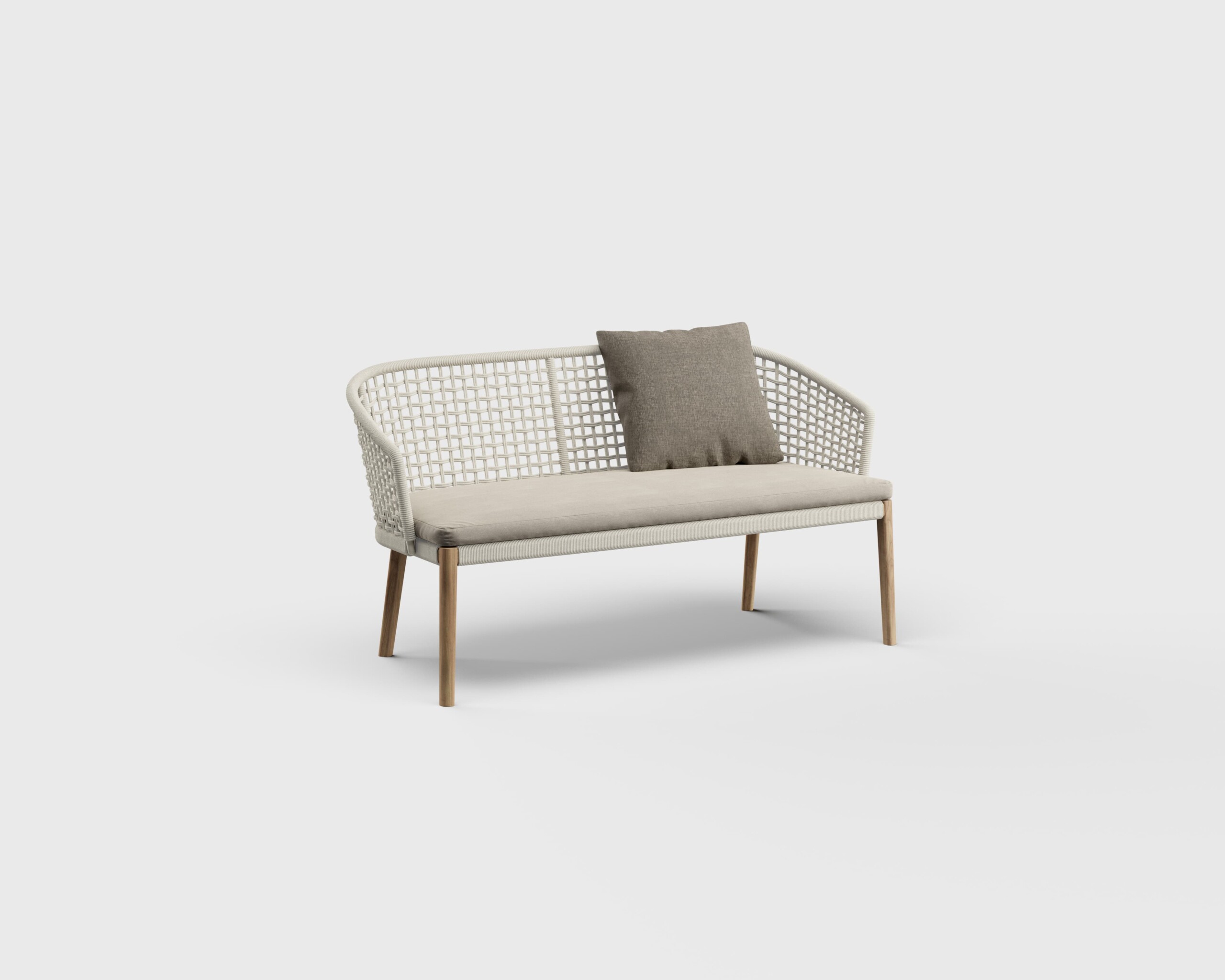 Tribeca Sofa Teak Leg 58&#8243;