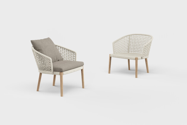 Tribeca Lounge Chair Teak Leg