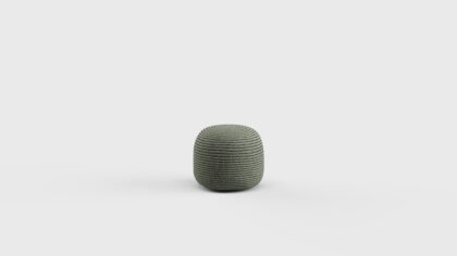 Tweed Pouf Crochet Tall 21&#8243;