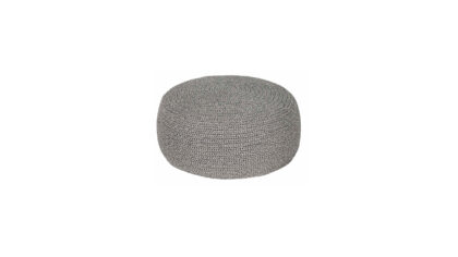 Tweed Pouf Crochet Low 30&#8243;