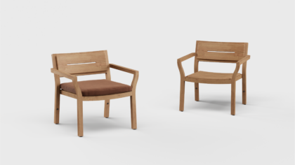 Yuki Lounge Chair Stackable